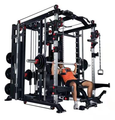 China Multi Functional Gantry Smith Machine Fitness Equipment Universal Combination Hot Sale Household Fitness Equipment Set for sale