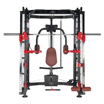 China Comprhensive Universal All in One Squat Rack Smith Trainer Fitness Exercise Home Gym Multi Function Machine for sale