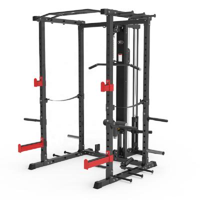 China Universal Home Commercial Professional Gym Power Cage Weightlifting Equipment Fitness Powerlifting Single Squat Rack for sale