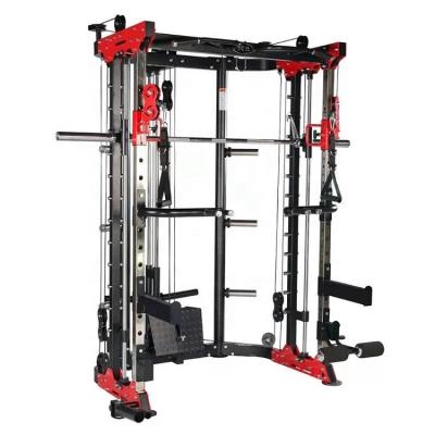 China Fitness Multi Squat Smith Machine Universal Commercial Gym Body Power Support Equipment Gym Multi Functional Exerciser for sale