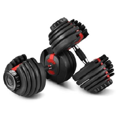 China Adjustable Dumbbell Set Weight Barbell Free Dumbbell Set Fitness Home Training Equipment GYM Quick Adjustable Dumbbell for sale