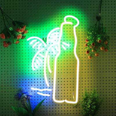 China Custom Available Decorative Neon Light Sign Porcelain Drop Ship Glass Acrylic Neon Sign For Ice Cream Cane for sale