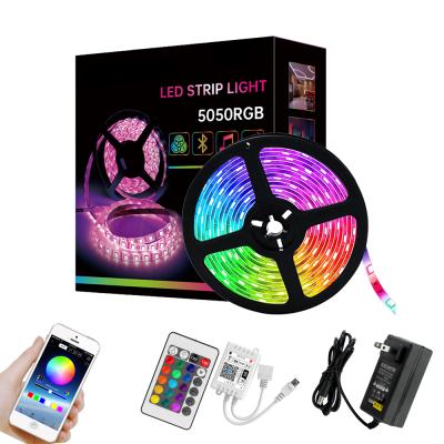 China LANDSCAPE wifi rgb led strip price 12v 24v 60leds/m 5m 300led 5050 rgb led strip for sale