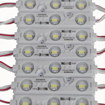 China AlGaInP 12v dc 3led injection lens light sign 1.5w smd led module 2835 led+modules for sale