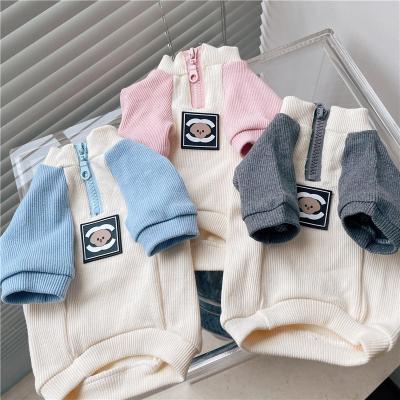 China Stocked designer pet brand pet clothing jacket fashion luxury dog ​​sweaters popular hooded hoodies for sale