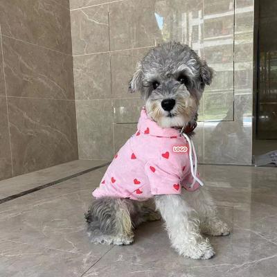 China New Stocked Wholesale Pet Clothes Puppy Hoodie Multi Colors Fashion Warm Dog Clothes ropa de perro for sale