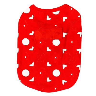 China Viable No MOQ In Current Famous Brand Designer Pet Apparel Cute Dog Vest for sale