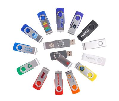 China 8G 32GB 64GB 128GB USB Flash Drive High Speed ​​Memory Bulk Plastic & Aluminum Stick Swivel USB Flash Drives for sale