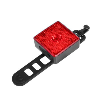 China PC/ABS Gaciron Plastic/Silicone 40LM Sensor Bike Light W08 Series Red Tail Bicycle Smart Warning Flashing Rechargeable Light for sale