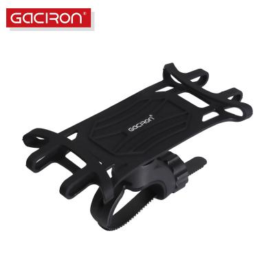 China Gaciron Hotsale 360 ​​Degree Adjustable Environmental Silicone Adjustable Camera Mobile Holder For Bike Computer Recycling Mobile Phone for sale