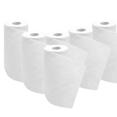 China Restaurant / Home 2ply 3ply Embossed Strong Thickest Unbleached Tissue Kitchen Roll Paper Towel Kitchen Towel for sale