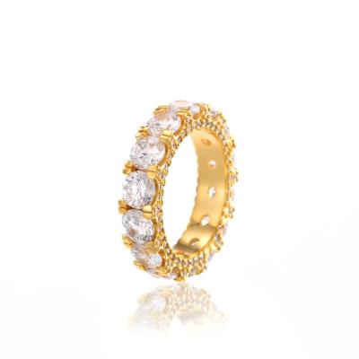 China Trendy Solid Gold Ring Hot Sale Fashion 2021 Jewelry Plated Moonstone Diamonds for sale