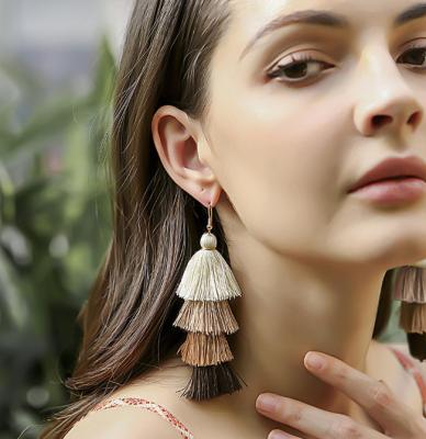 China Fashion Wholesale Earring Woman Bohemia Luxury Earrings Shape Earrings 2022 for sale