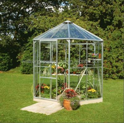 China Easily Assembled Industrial Commercial Tropical Galvanized Steel Garden Greenhouse for sale