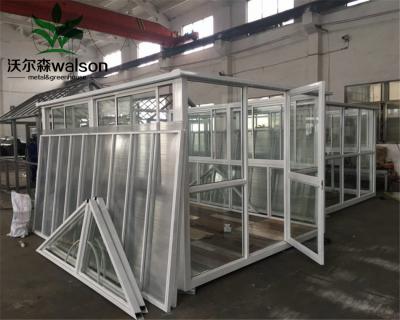 China Factory Price Easily Assembled High Quality PC Polycarbonate Covered Outdoor Green Houses / Garden Greenhouse for sale