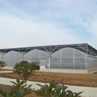 China Horticultural Cooling System Protection Honey Comb Plastic Evaporative Cooling Greenhouse Greenhouse for sale