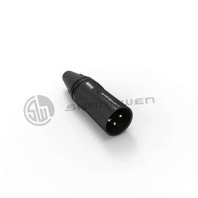 China audio & Protection Class Ip40 XLR Video Indoor High Quality 3 Pin Male Plug Audio Connector for sale