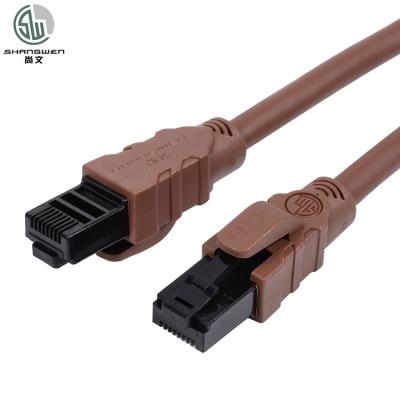 China Networking Or Computer 4P UTP Antifreeze Cat6 Cat6A Outdoor Cable Engineering Grade UTP Cat6a Network Cat6A Flexible Slack Cable 24awg for sale