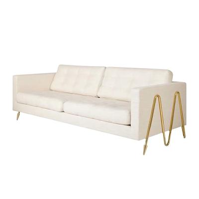 中国 Industrial Fashion Stainless Steel Sofa Gold Frame 販売のため