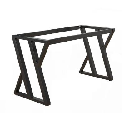 China Modern Metal Frame Industrial Table Legs Black Desk Furniture Legs For Home, Kitchen Office DIY Desk for sale