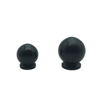 China Modern OEM Customized Modern Cabinet Furniture Drawer Handle Matt Black Kitchen Cabinet Knobs for sale