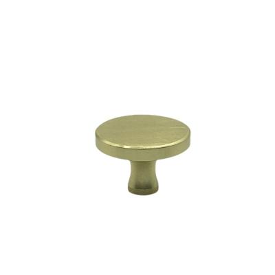 中国 Modern Single Hole Knobs Matte Black Gold Brass Cabinet Hardware Bathroom Round Bar Kitchen Zinc Alloy Handles 販売のため