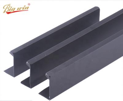 中国 Solid Aluminum Chest Handle Cabinet Door Black Invisible Cabinet Handle Drawer Handle 販売のため