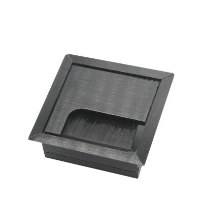 Κίνα Modern Black Aluminum Grommet Wire Rope Desktop Cable Hole Cover Tidy Organizers προς πώληση