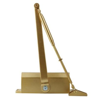 中国 Modern Manufacturer Furniture Accessories Porcelain Spray Painting Adjustable Gold Hydraulic Door Closer 販売のため