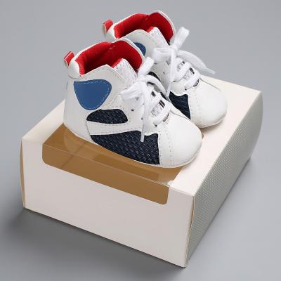 China Wholesale Cheap Breathable PU Sports Soft Bottom For 0-18 Months Lace Up Baby Boy Leather Winter Shoes for sale