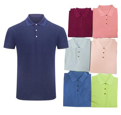 China [READY TO SHIP] Wholesale Plain Anti-Shrink Colors Leisure Polo Shirt 100% Cotton Men Knit T-shirts and Polo Shirts For Summer for sale