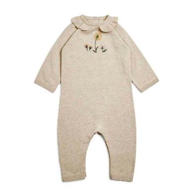 China 100% Bamboo Fiber Wholesale Baby Newborn Infant Boys Cotton Knitted Clothes Jumpsuit Romper for sale