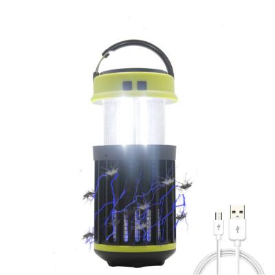 China Modern Waterproof Portable Outdoor Mosquito Killer Lamp Rechargeable Hanging Led Camping Light for sale