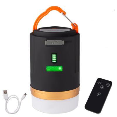 China USB Remote Control Lightweight Rechargeable 4800mah Battery Camping LED Lamp Lanterns Portable Outdoor Camping Lights for sale