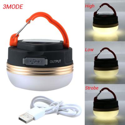 China 300LM3W LED Golden Camping Tent Lantern USB Rechargeable LED Magnetic Lamp Outdoor Light Flexible Tent Lantern 300LM3W LED for sale