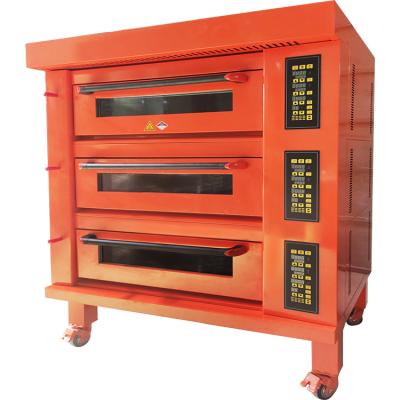 China Snacks Factory Equipment Bread Bakery Machine Wholesale Baking Electric Baking Ovens For Industrial for sale