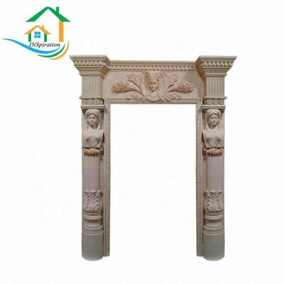 China Decorative window frame of classic design that respects the environment durable GRC for sale