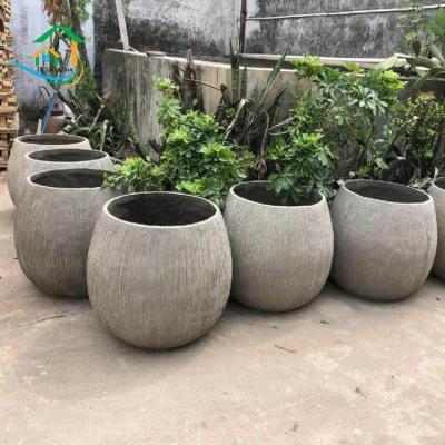 China Durable Eco-Friendly GRC Flower Pot for sale