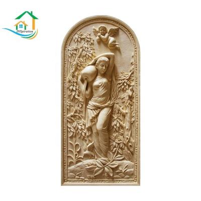 China Eco - Friendly Custom Design Stone Wall Sculpture Relief for sale