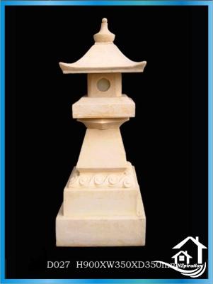 China Eco-friendly Modern Design Artificial Sandstone Japanese Garden Lanterns for sale