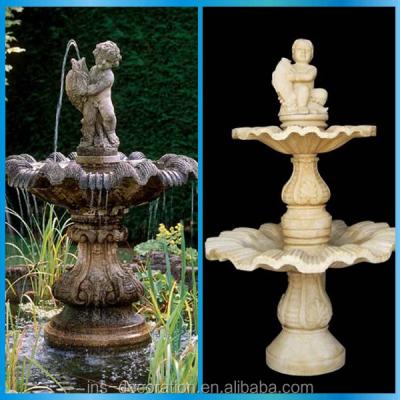 China Eco-friendly Artificial Sandstone Garden Fountain for sale