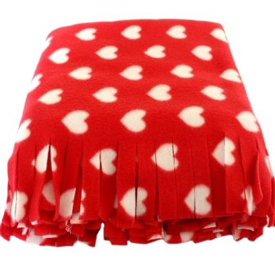 China Custom Made High Quality Super Soft Polyester Fleece Anti-pilling Mexican Blanket for sale