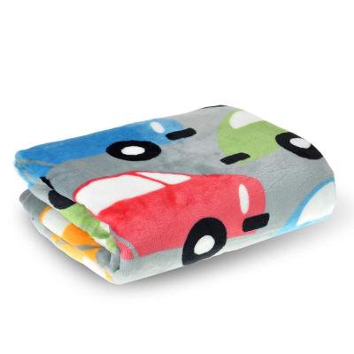 China Anti-pilling flannel fleece blanket for baby or boy kids blanket for sale