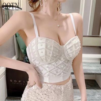 China OOTN Breathable Lift Up Chest Binder Bra Bralette Overbust Corsets Nightclub Party Cropped Women'S Sexy Tank Top Bustiers Gothic Corset To for sale