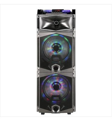 China High Power 60W 10 THUMB Trolley Speaker Factory Price Radio KARAOKE AVCROWNS HIGH FIDELITY BRAND Wireless Dual CH-6212 USB/BT/FM for sale