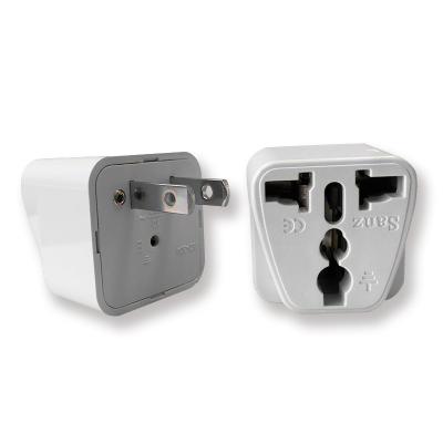 China Hot Selling Dual USB Ports Charging UK To US Plug Australia Plug Adapter Universal To AUS Converter 10A250V Conversion Plug For EU USA UK for sale