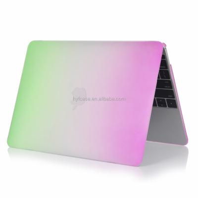 China Ultra Thin Colorful Mixed Colors Matte Slim PC Shell For Macbook Air Rainbow Protective Computer Case for sale