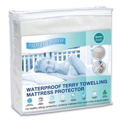 China Waterproof Mattress Bamboo Jacquard Bed Fabric Waterproof Mattress Protector for sale