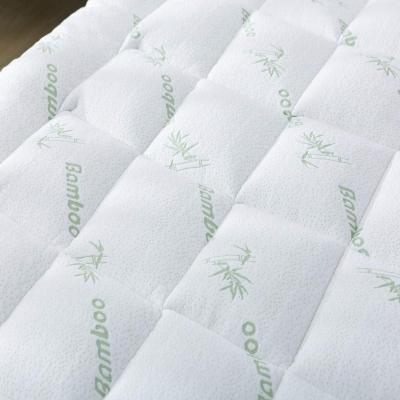 China Anti Dust Mite Super Soft Quilted Mattress Topper Premium Pillow Top Waterproof Bamboo All Size for sale