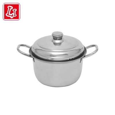 China Sustainable kitchen cookware pots and soup pots are made of stainless steel for sale